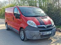 Used Vauxhall Vivaro 90 HP (66 kW) 2009 Red MPV