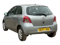 Used Toyota Yaris T3 87 HP (63 kW) 2007 Silver Hatchback