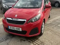Used Peugeot 108 Active 68 HP (50 kW) 2016 Red Hatchback