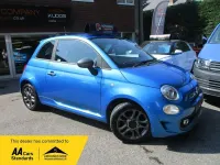 Used Fiat 500 S 69 HP (50 kW) 2019 Blue Hatchback