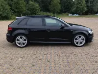 Used Audi A3 S-Line 2015 Black Hatchback