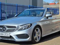 Used Mercedes C220 AMG line 2016 Silver Cabriolet