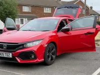 Used Honda Civic SR 120 HP (88 kW) 2019 Red Hatchback
