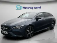 Used Mercedes CLA250e Shooting Brake AMG line 2023 Blue Estate