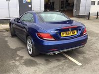 Used Mercedes SLC200 184 HP (135 kW) 2016 Blue Cabriolet