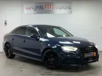 Used Audi A3 S-Line 2017 Blue Sedan