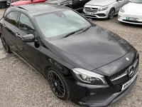 Used Mercedes A200 AMG Line Premium Plus 136 HP (100 kW) 2017 Black Hatchback