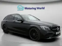Begagnad Mercedes C200 AMG line 2021 Svart Kombi