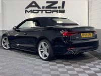 Used Audi A5 Cabriolet S-Line 190 HP (139 kW) 2019 Black Cabriolet