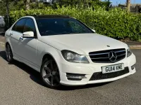 Used Mercedes C220 Sport Edition 2014 White Sedan