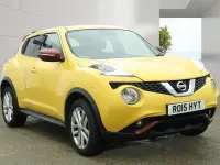 Used Nissan Juke Acenta Premium 115 HP (84 kW) 2015 Yellow SUV