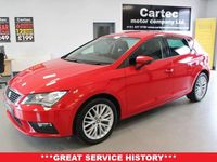 Used Seat Leon SE Dynamic 110 HP (80 kW) 2017 Red Hatchback