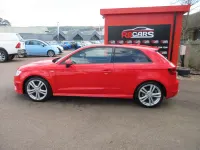 Begagnad Audi A3 S-Line 150 HK (110 kW) 2016 Röd Halvkombi