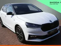 Used Skoda Fabia Monte Carlo 110 HP (80 kW) 2026 Moon white metallic black magic pearl effect Hatchback