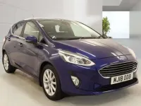 Usado Ford Fiesta Titanium 100 HP (73 kW) 2018 Azul Citadino