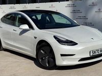 Used Tesla Model 3 Standard Range 239 kW (325 HP) 2020 White Sedan