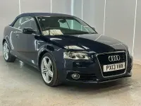 Used Audi A3 Cabriolet S-Line 138 HP (101 kW) 2013 Blue Cabriolet