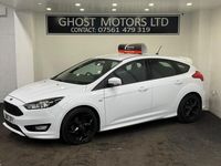 Used Ford Focus ST-Line 125 HP (91 kW) 2017 White Hatchback