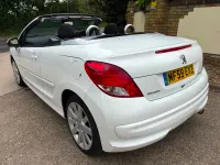 Używany Peugeot 207 CC GT 2009 Biały Kabriolet