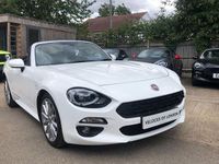 Used Fiat 124 Spider Lusso Plus 140 HP (102 kW) 2017 White Cabriolet