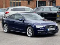 Used Audi A5 Black Edition 170 HP (125 kW) 2013 Blue Coupe
