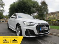 Used Audi A1 Sportback S-Line 116 HP (85 kW) 2019 White Hatchback