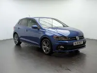 Used VW Polo R-line 115 HP (84 kW) 2019 Blue Hatchback