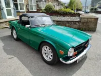 Used Triumph TR6 150 HP (110 kW) 1973 Green Cabriolet