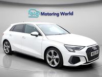 Used Audi A3 Sportback S-Line 2022 White Hatchback