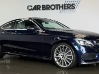 Used Mercedes C220 AMG Line Premium 170 HP (125 kW) 2018 Blue Coupe