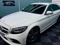 Used Mercedes C200 AMG line 184 HP (135 kW) 2018 White Estate