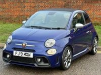 Used Abarth 595C Turismo 165 HP (121 kW) 2019 Blue Cabriolet