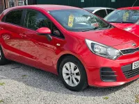 Used Kia Rio 2015 Red Hatchback