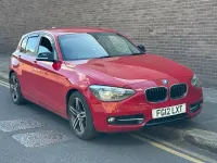 Used BMW 116 Sport Line 2012 Red Hatchback