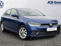 Used VW Polo Style 95 HP (69 kW) 2024 Blue Hatchback