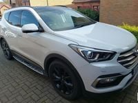 Used Hyundai Santa Fe 200 HP (147 kW) 2017 White SUV