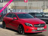 Used Mercedes A200 Premium 136 HP (100 kW) 2016 Red Hatchback