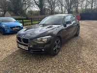 Used BMW 118 Sport Line 143 HP (105 kW) 2014 Black Hatchback