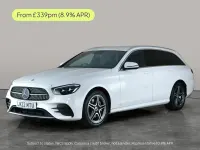 Used Mercedes E300 AMG line 2022 White Estate