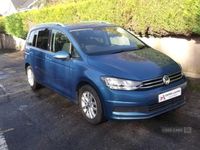 Used VW Touran SE 115 HP (84 kW) 2019 Blue MPV