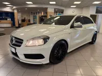 Used Mercedes A200 AMG 136 HP (100 kW) 2014 White Hatchback