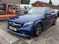 Used Mercedes C200 AMG Line Premium 2020 Blue Sedan