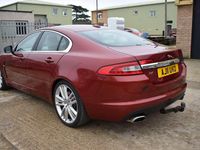 Begagnad Jaguar XF Portfolio 2011 Röd Sedan