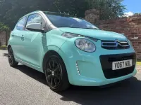 Used Citroën C1 Feel 68 HP (50 kW) 2017 Green Hatchback