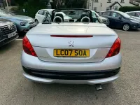 Used Peugeot 207 CC GT 120 HP (88 kW) 2007 Silver Cabriolet