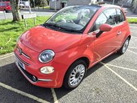 Used Fiat 500 Lounge 2016 Pink Cabriolet