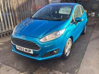 Used Ford Fiesta Zetec 2013 Blue Hatchback