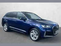 Begagnad Audi Q7 S-Line 340 HK (250 kW) 2023 Blå SUV