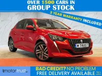 Used Peugeot 208 Allure Premium 75 HP (55 kW) 2020 Red Hatchback