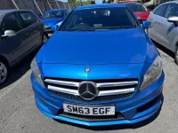 Used Mercedes A180 AMG 109 HP (80 kW) 2013 Blue Hatchback